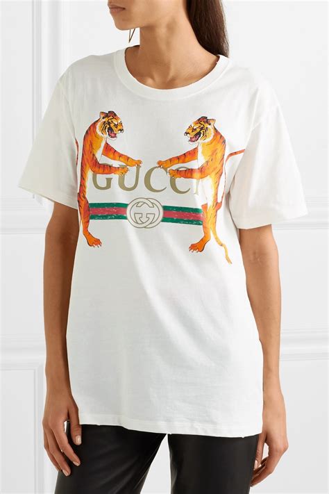 gucci tiger graphic t shirt.